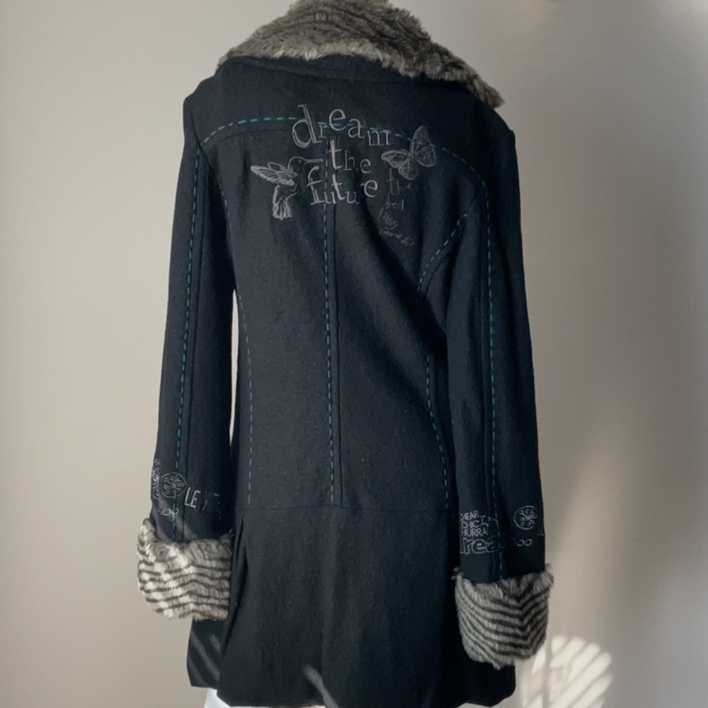 Desigual Dream The Future Coat - Picture 13 of 16
